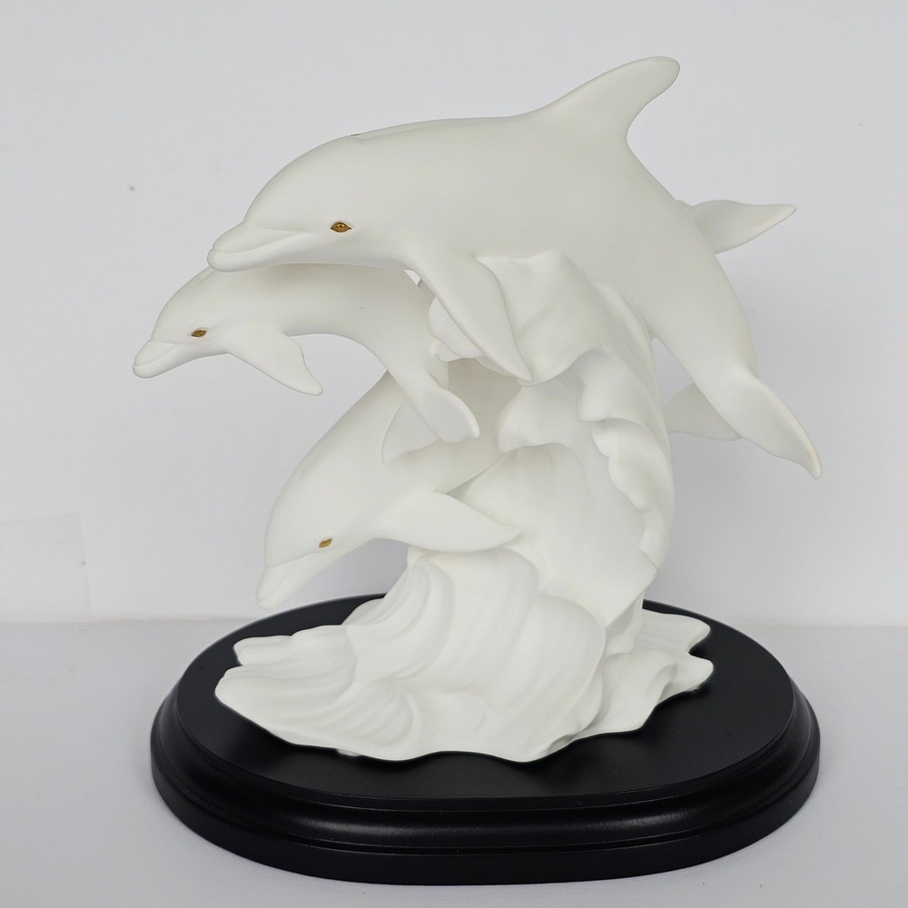 1991 Lenox Dance of the Dolphins Fine Bone China Figurine Sea Animal Collection